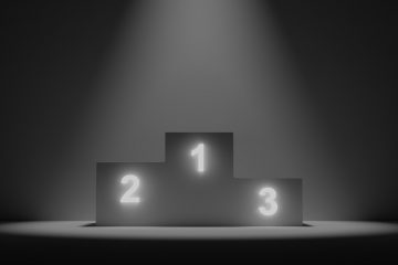 white stage